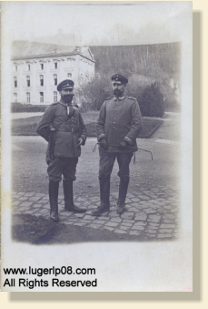 Artillery Soldier Carrying an Artillery Luger