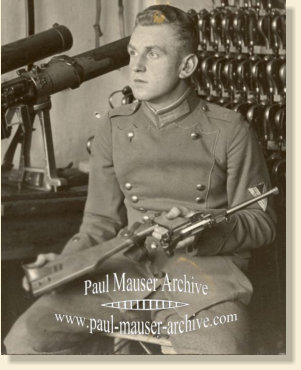 A proud Hulan armourer shows his Artillery Luger. All Rights Reserved.