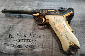 Mauser Parabellum / Interarms Luger - Superb embellished Parabellum 06/73