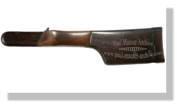 Rare Long barreled C96 pistol with stock.