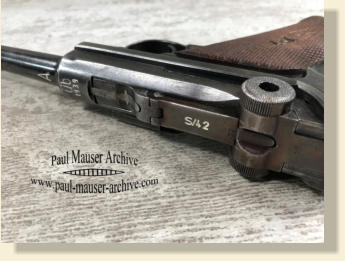 Mauser Parabellum pistol b 1939-S/42