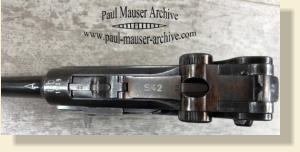 Mauser Parabellum pistol Üb 1939-S/42