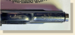 Factory Engraved Mauser Model 1910 Sidelatch pistol