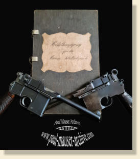 Mauser Book describing the Mauser C96 production steps. All rights Reserved.