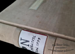 Example of original Mauser Ledger used for the Certification. All Rights Reserved.