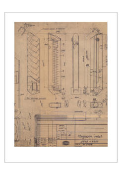 One page of the Mauser Parabellum (Interarms) Blue Prints Document